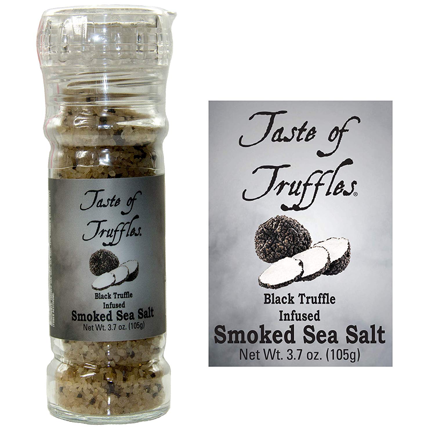 Black Truffle Smoked Sea Salt | wt. 3.7 oz/105 gr.