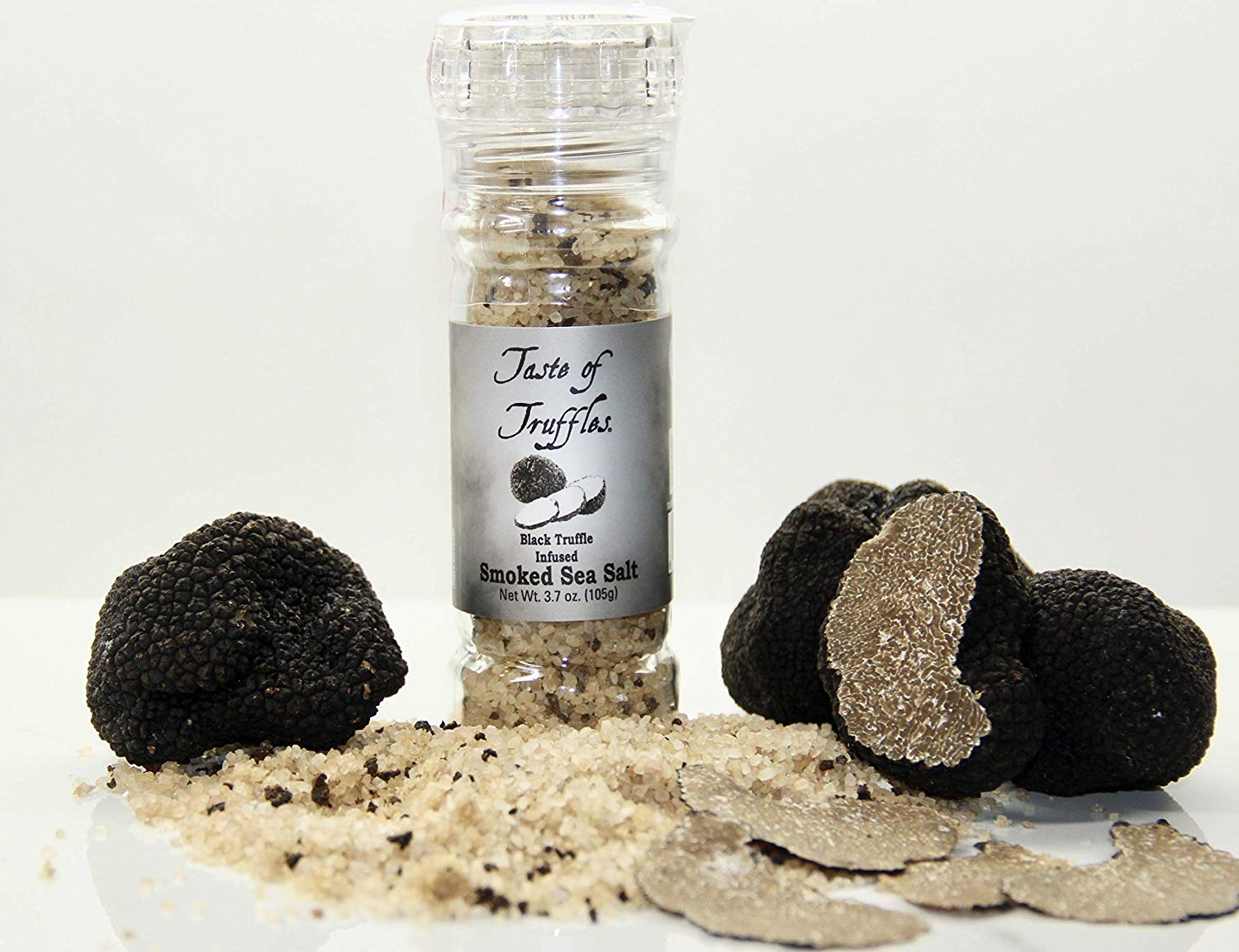 Black Truffle Smoked Sea Salt | wt. 3.7 oz/105 gr.