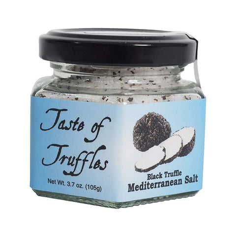 Black Truffle Mediterranean Sea Salt 14% | wt. 3.7 oz/105 gr.